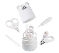 Baby Nail Clippers Set with Cute Case, Infant Fingernail and Toenail File Kit for Newborn Manicure and Pedicure, New Mom Grooming Gift