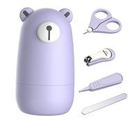 Baby Nail Clippers Set with Cute Case, Infant Fingernail and Toenail File Kit for Newborn Manicure and Pedicure, New Mom Grooming Gift
