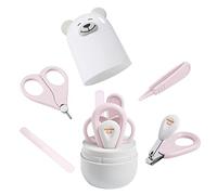 Baby Nail Clippers Set with Cute Case, Infant Fingernail and Toenail File Kit for Newborn Manicure and Pedicure, New Mom Grooming Gift