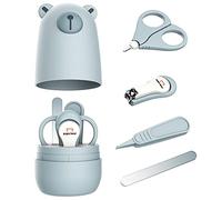 Baby Nail Clippers Set with Cute Case, Infant Fingernail and Toenail File Kit for Newborn Manicure and Pedicure, New Mom Grooming Gift
