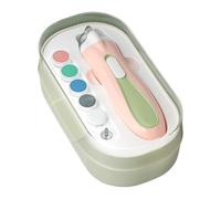 Baby Nail File - Electric Baby Nail File, Professional Nail Clippers with Dust Cover | Rechargeable Automatic Nail File, LED Light Nail Clippers for Personal Care D
