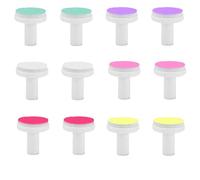 Baby Nail File Pads, 12pcs Baby Nail Trimmer Replacement Pads, Baby Nail Grinding Heads, Baby Nail Accessory, Electric Baby Nail Grinding Heads for Standard Electric, for Babies 6 Months and Up