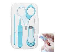 Baby Nail Kit,Baby Clippers Nursery Care Set | Pedicure Kit with Nail Clippers, Baby Manicure Kit with Round Head Scissors for Toddler, Kids