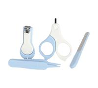 Baby Nail Kit, Safety Care Set, Baby Care Hygiene Kit, Round Taped Nail Cutter and Pedicure Set with Scissors, Comprehensive Nail Care Set for and Girls, Including Safety
