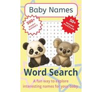 Baby Names Word Search: Passively accquaint yourself with over 500 unique and interesting baby names while having fun with 50+ Word Search puzzles.