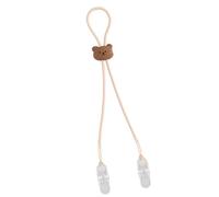 baby napkin holder silicone strap bib holder neck strap chain portable adjustable napkin holder