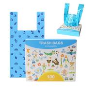 Baby Nappy Disposal or Pet Waste Bags,Nappy Changing Disposable Bags,Scented Bin Adult Waste Sacks,Baby Disposable Nappy Bags,Disposable Nappy Bags with Tie Handle,Nappy Disposal or Pet Waste Bags