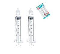Baby Nasal Aspirator, 2Pcs Nasal Aspirators, 10ml Nasal Irrigator, Syringe Nasal Irrigator, Nasal Aspirator Irrigation, Nose Cleaner Rinsing Device, Portable and Reusable(Transparent)