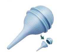 Baby Nasal Aspirator Bulb and Booger Sucker for Newborns Toddlers & Adult, BPA Free, Safe Nose Cleaner, Blue 2 Ounce Syringe, Cleanable Reusable