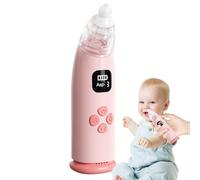 Baby Nasal Aspirator - Nasal Aspirator | Baby Cleaner | Nasal Cleaner with Soothing Light | 3 Suction Level Device, Soothing Light Music Function, Rechargeable Mucus Remover, Soft Tip Baby Nose Care