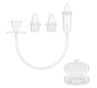Baby Nasal Aspirator Replacement Parts, Soft Silicone Tips Disposable Filters Hygienic Refill Kit for Most Manual Nasal Aspirators Newborn Infants Toddlers,3 Pack