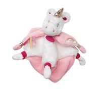 Baby Nat' - Unicorn Soft Stardust Cuddly Toy - Pink and White - Rainbow Embroidery - Gift Idea for Birth - Easy to Grip Comforter - Very Soft to Cuddle - BN0322