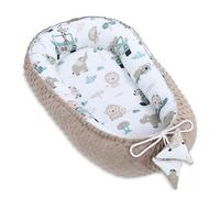 Baby Nest - Baby Nest for Newborns Minky Baby Nest for Crib Versatile Portable Nest Cuddle Nest Accessory for Crib Warm Winter Cocoon Africa Khaki