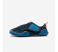 Baby Non-slip And Breathable Rip-tab Gym Bootees - Blue And Black