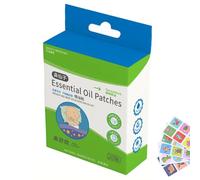 Baby Nose Plasters - Pack of 20 Natural Fabric Plasters, Cough-Relieving Plasters | 20 Pieces Natural Nose Plasters Against Nasal Congestion, Sleep Plasters for Children from 6 Months, Makes Breathing