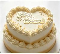 Baby on Board Cake Topper,Baby 1st/First Birthday Party Cake Decor