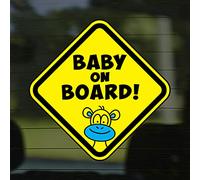Baby on Board car Sign Funny Sticker Giraffe Babies onboard Children Cars boy Badge mom Bump Child Safety Girl Signs Vinyl Kids Window Decal Accessories Girls Stickers flik Little Parking Nursery