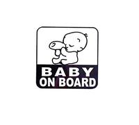 Baby on Board Funny Car Sticker Vinyl Sticker Car Sticker DIY White Eco-friendly and Practical Durability