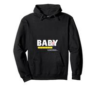 BABY ON BOARD Funny Pregnancy for Mums to Be Pullover Hoodie, Adult Unisex, Black, Large