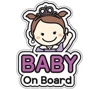 Baby on Board Sign for car (04. Princess)