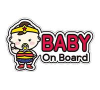 Baby on Board Sign for car (17. Wonder Woman Baby)