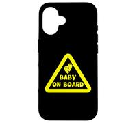 Baby On Board Sign Pregnancy Expecting Mother Baby Feet Mom Case for iPhone 16