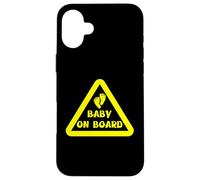Baby On Board Sign Pregnancy Expecting Mother Baby Feet Mom Case for iPhone 16 Plus