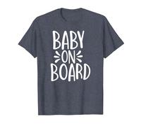 Baby on Board T-Shirt, Men, Heather Blue, XX-Large