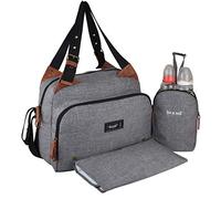 BABY ON BOARD Titou City Baby Changing Bag Grey