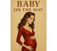 Baby on the Way | Elegant Black Lined Keepsake Notebook with Stars & Baby Footprints: Unique Pregnancy Memory Book for Expecting Mothers | Perfect Baby Shower Gift for Moms-to-Be (120 Pages)