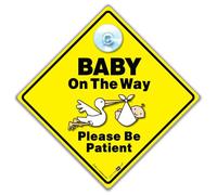 Baby On The Way Please Be Patient Car Sign, Baby On Board Sign