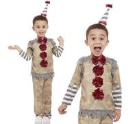 Baby or Toddler Halloween Vintage Clown Fancy Dress Costume by Smiffys