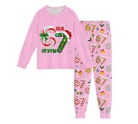 Baby Outfit Girl Number 6 7 Zipper Polyester Orange Dressy Dog Christmas Tracksuit Purple Long Sleeve 1st Birthday Boy Toddler Sweater Pink