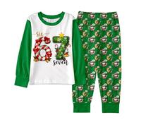 Baby Outfit Number 6 7 Long Sleeve French Terry All-White Dressy My First Christmas Boy Six Seven Pink Zipper 1st Birthday Girl Girls Sweater Red