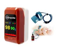 Baby Oxygen Monitor, Infant Pulse Oximeter Fingertip Tracks Adult and Child's SPO2 & Pulse Rate, Toddler Foot O2 Monitor with Audio Reminder, Free APP & PC Report