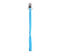 Baby Pacifier Clip - BPA Free Dummy Holder, 100% Polyester Teething Toy Clip, Stainless Steel Clip for All Pacifiers & Teethers Toys