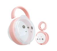 Baby Pacifier Holder - Panda Pattern Pacifier Chain Box Set - Lightweight Dustproof Toddler Travel Supplies for Boys Girls