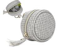 Baby Pacifier Holder With Clip - PU Leather Pacifier Pouch, Diaper Bag Accessory | Zipper Closure Feature, Compact Case Product For Boys Girls Travel Nursery Storage On-The-Go Convenience