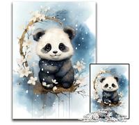 Baby Panda JigsawPuzzle 1000 Pieces for Adults Paper Jigsaw Educational Activity for Cognitive Skills Cognitive Skill Improvement 1000 PCS(38x26cm)