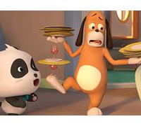 Baby Panda Visits Mr.Dao's Home