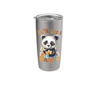 Baby Panda with Flowers Cute Koala Cute Like a Panda Stainless Steel Insulated Tumbler