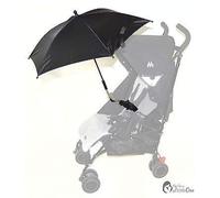 Baby Parasol Compatible with Joie Aire Plus Twin Brisk Chrome Kixx Black