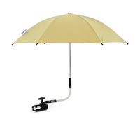 Baby Parasol Compatible With Mama's&Papas, Universal Pram Parasol with 50+ UV Protection, Baby and Infant Sun Umbrella for Buggy, with Adjustable Fixing Clamp, Clip on Stroller Umbrella (Sand)