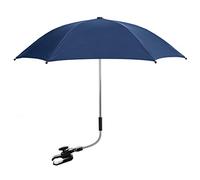 Baby Parasol Compatible with Mama's&Papas, Universal Pram Parasol with 50+ UV Protection, Baby and Infant Sun Umbrella for Buggy, with Adjustable Fixing Clamp, Clip on Stroller Umbrella (Blue)