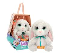 Imc Toys Baby Paws Bunny Puppy With Sound And Personalized Carrying Bag Teddy Multicolor