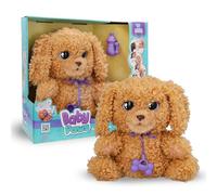 BABY PAWS Love and Care Labradoodle, Interactive Plush Puppy that Reacts to your Inputs in 7 Different Ways, With 3 Accessories, You can Take it Anywhere with it's Bag, Toy for Kids Age 4 and Up