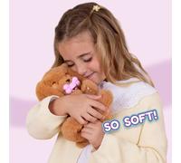 BABY PAWS Sleeping Puppies Cocker Spaniel Interactive Plush Puppy With Sounds Opens And Closes Eyes Includes Swaddle Bag Gift For Kids Age 3 and Up