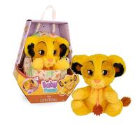 Baby Paws Simba, Interactive Plush Toy with Sound Function when Opening and Closing the Eyes, Includes a Carry Blanket, Gift Toy for Children from 18 Months