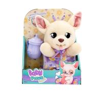 BABY PAWS Yummy Chihuahua, Interactive Plush Puppy to Carry Around Whose Belly Grows When Feeding and Gets Small with Dummy in Mouth - Gift and Toy for Children from 18 Months