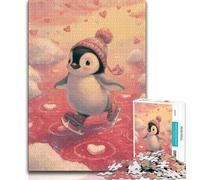 Baby Penguin 1000 Piece Jigsaw Puzzles for Teenagers Gifts,Help The Brain Exercise Addictive Toys to Cultivate Patience Suitable for Couples (50x75cm)